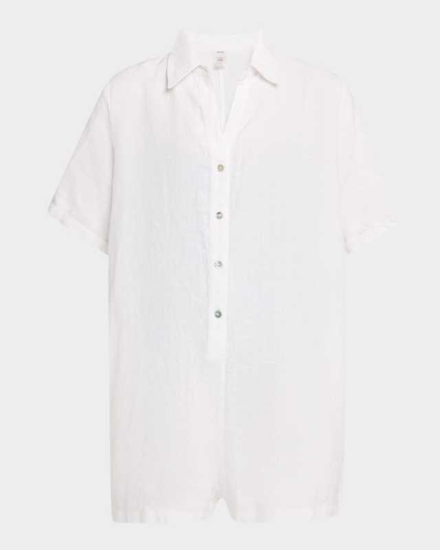 Maggie Linen Romper